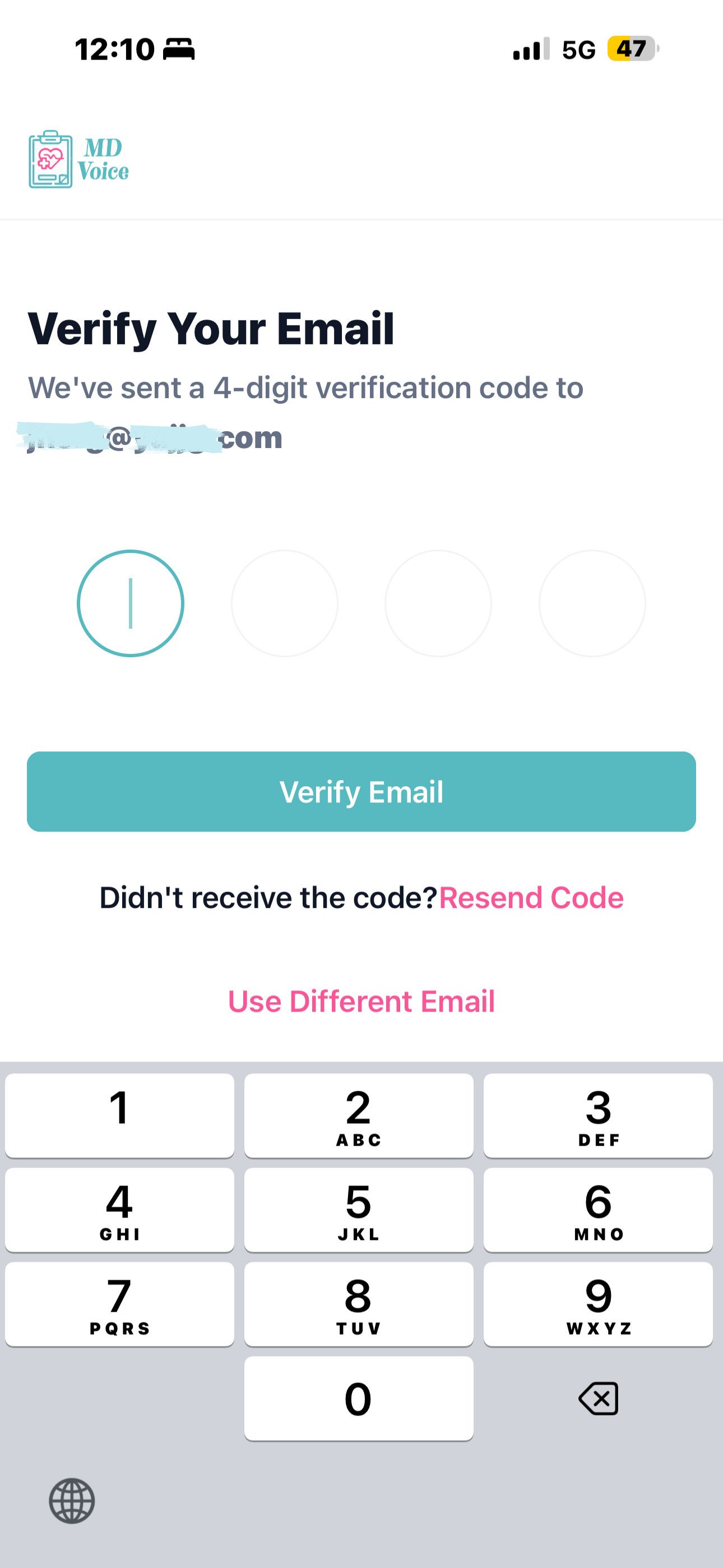 Step 2 — Enter the verification code from your em (1)